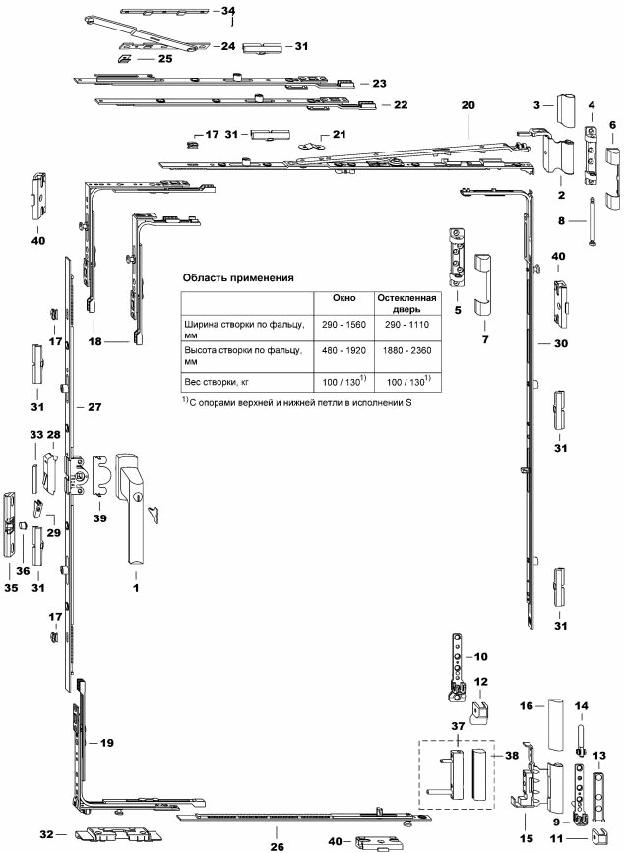 Купить Фурнитуру Для Пластиковых Окон Зигения